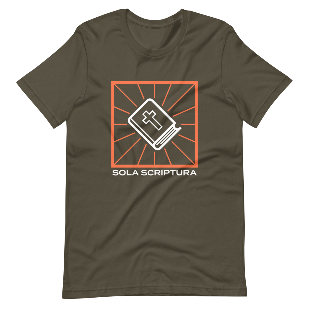 Sola Scriptura T-Shirt - 1689 Designs