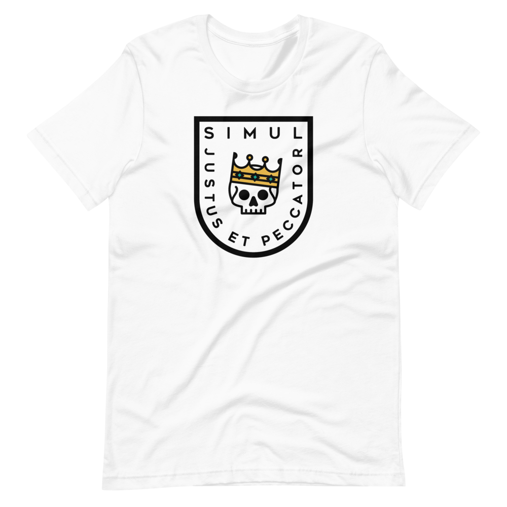 Simul Justus et Peccator T-Shirt - 1689 Designs