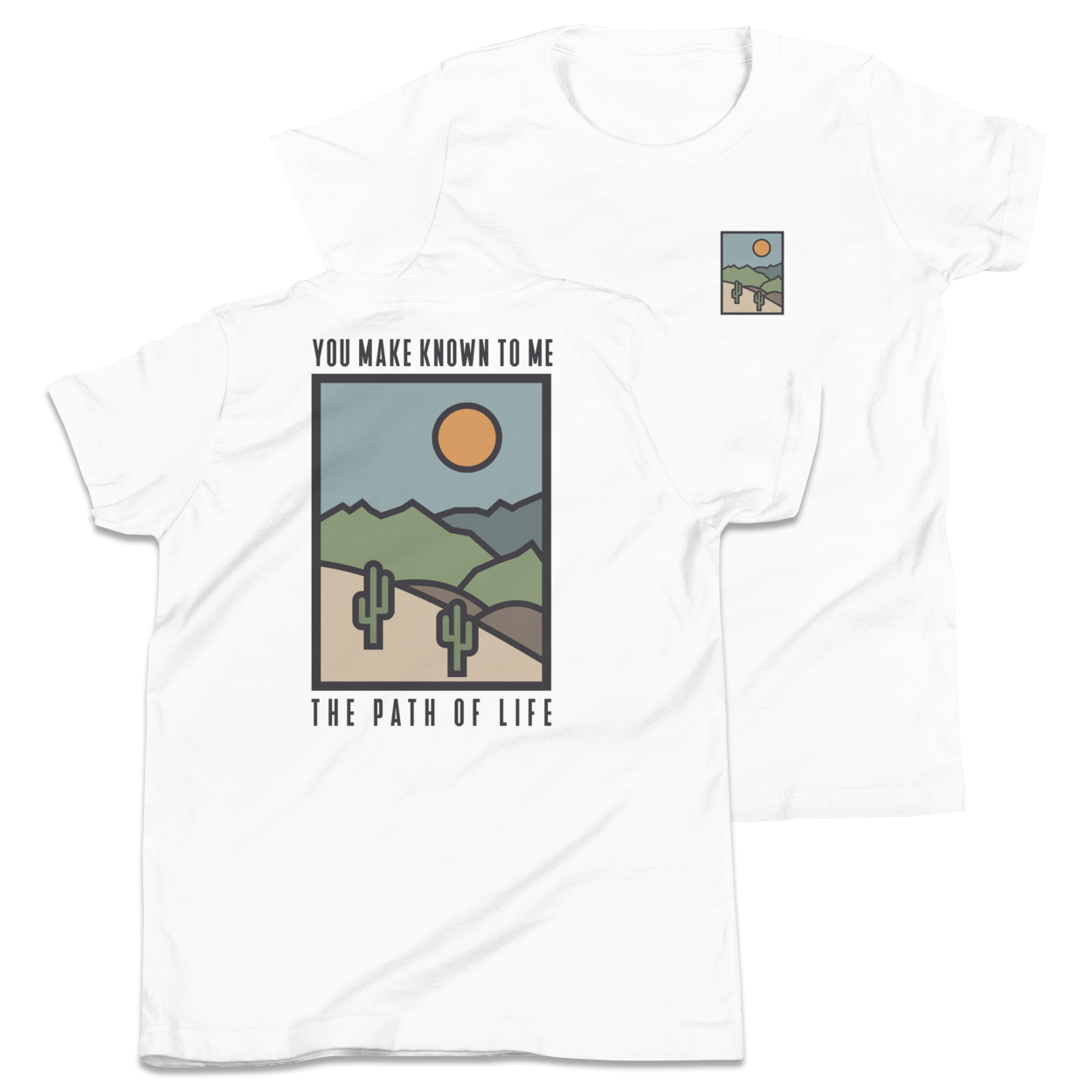 Path of Life Youth T-Shirt - 1689 Designs