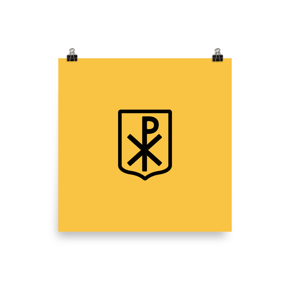 Chi Rho Poster - 1689 Designs