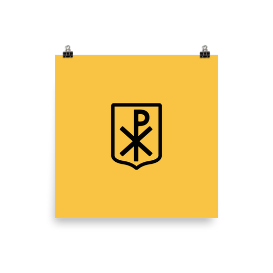 Chi Rho Poster - 1689 Designs