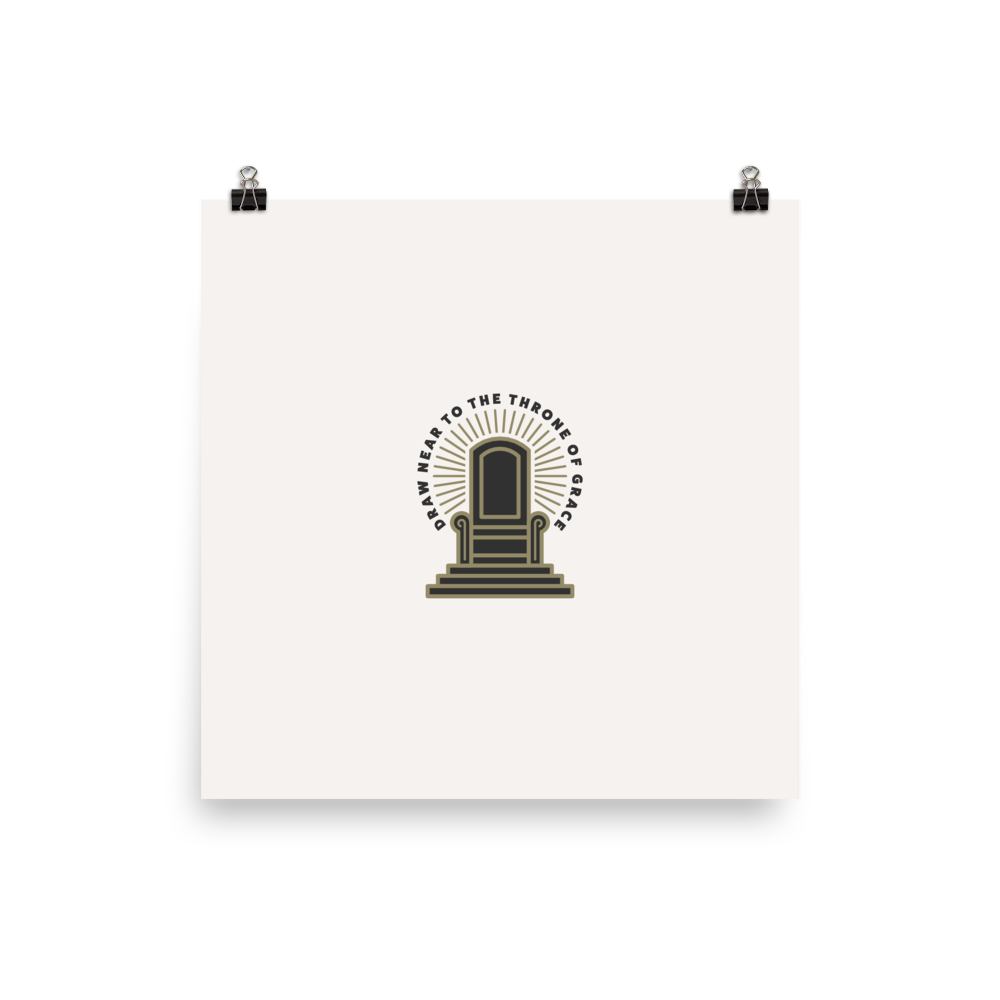 Throne of Grace Print - 1689 Designs