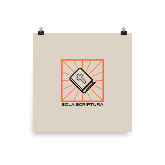 Sola Scriptura Poster - 1689 Designs