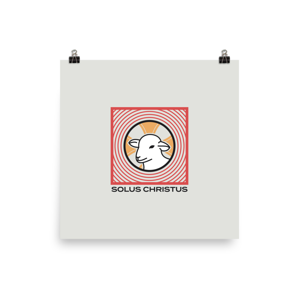 Solus Christus Poster - 1689 Designs