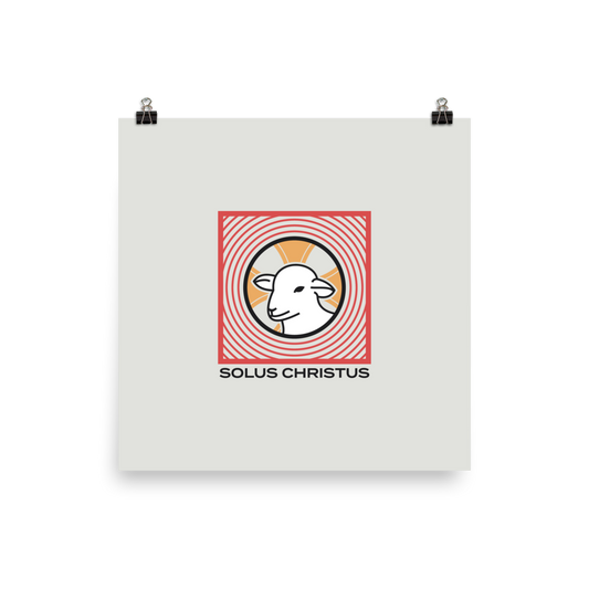 Solus Christus Poster - 1689 Designs