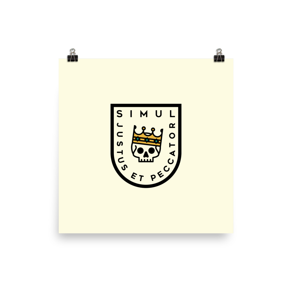 Simul Justus et Peccator Poster - 1689 Designs
