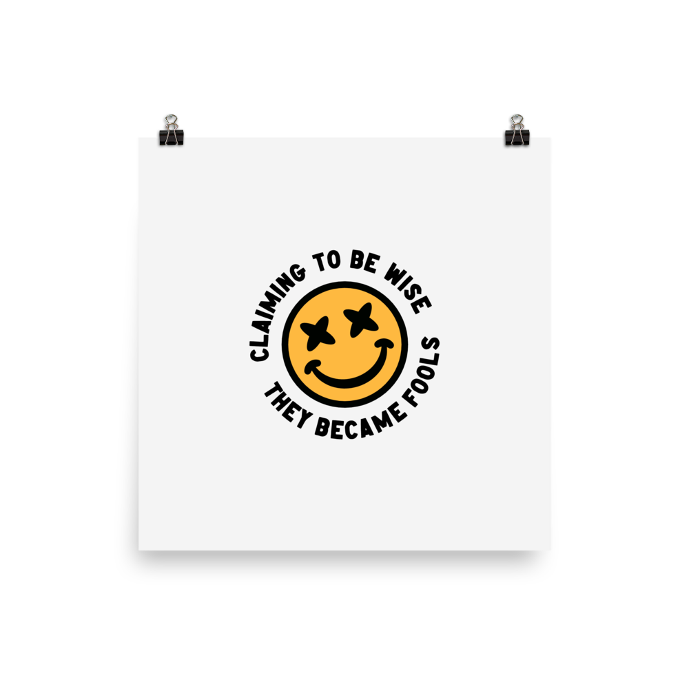 Fools Poster - 1689 Designs