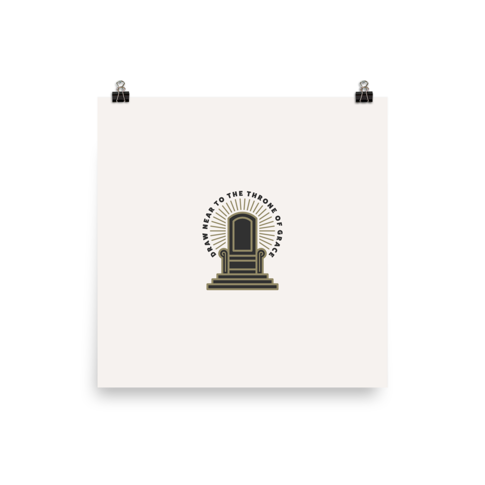 Throne of Grace Print - 1689 Designs