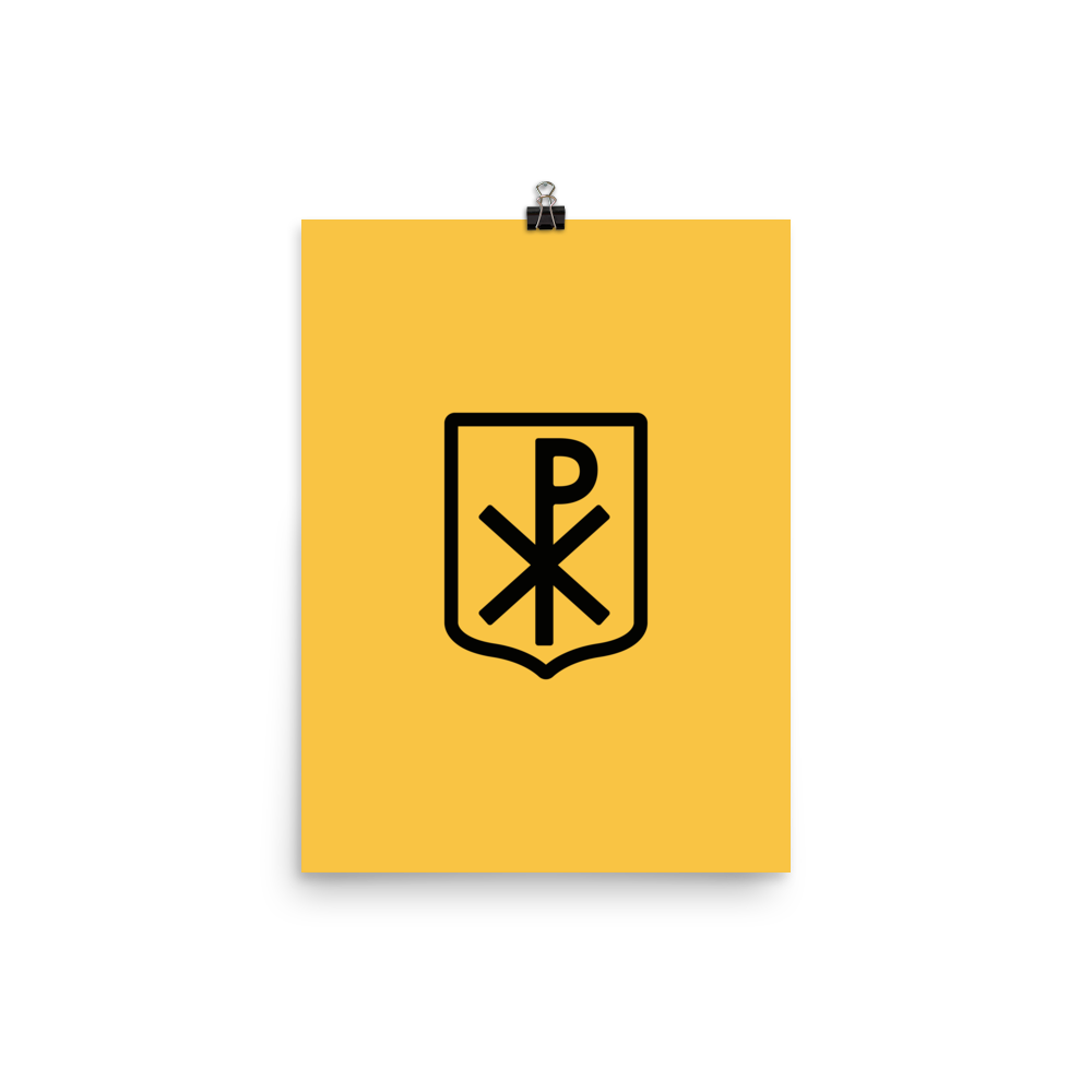 Chi Rho Poster - 1689 Designs