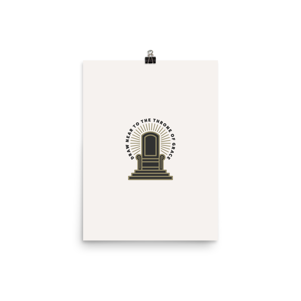 Throne of Grace Print - 1689 Designs