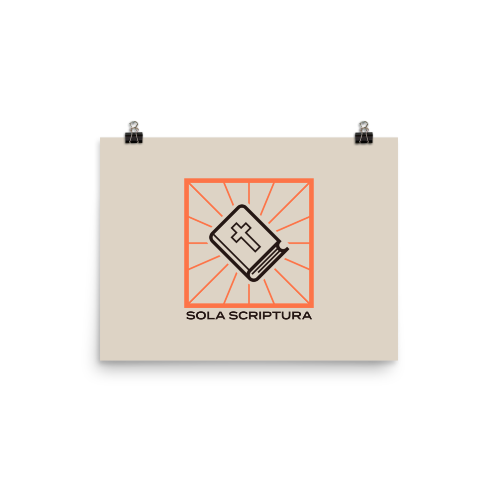 Sola Scriptura Poster - 1689 Designs