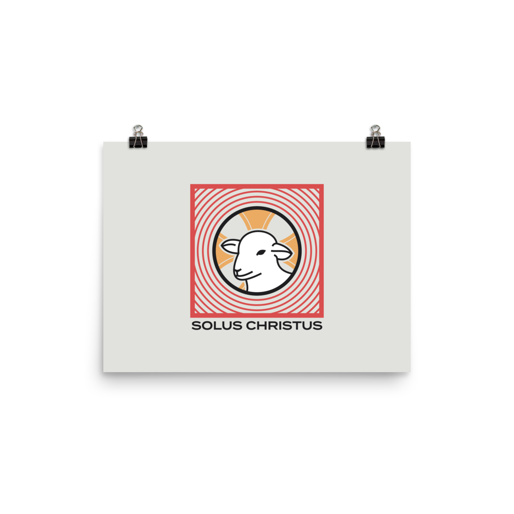 Solus Christus Poster - 1689 Designs
