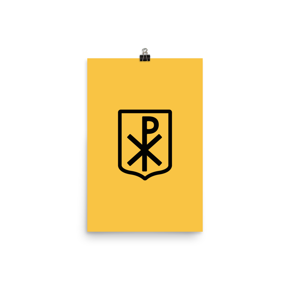 Chi Rho Poster - 1689 Designs