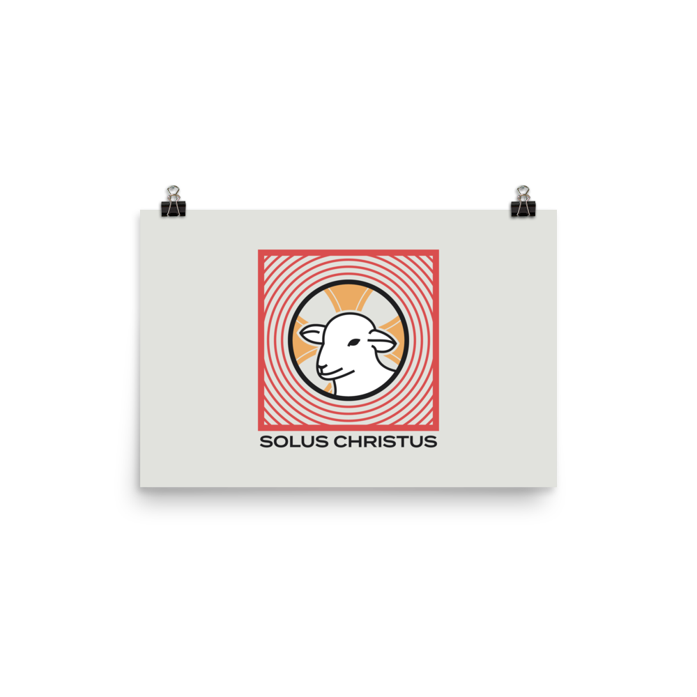 Solus Christus Poster - 1689 Designs