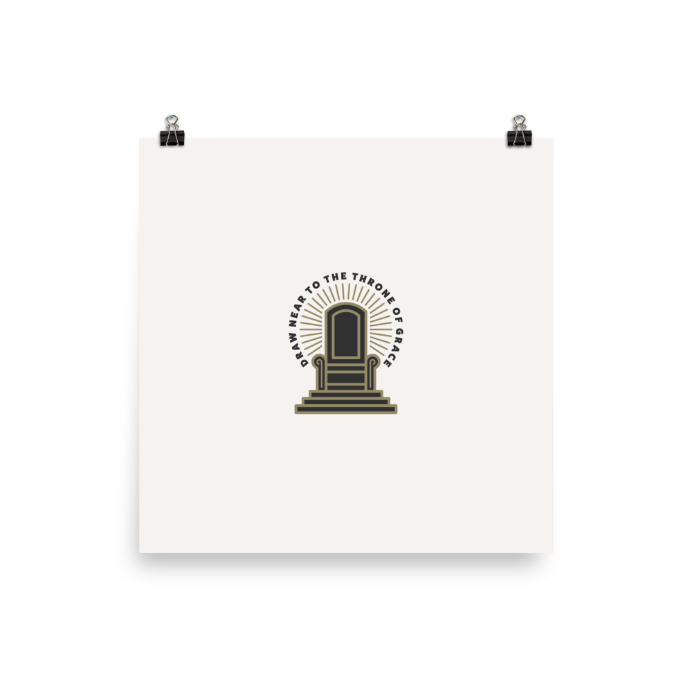 Throne of Grace Print - 1689 Designs