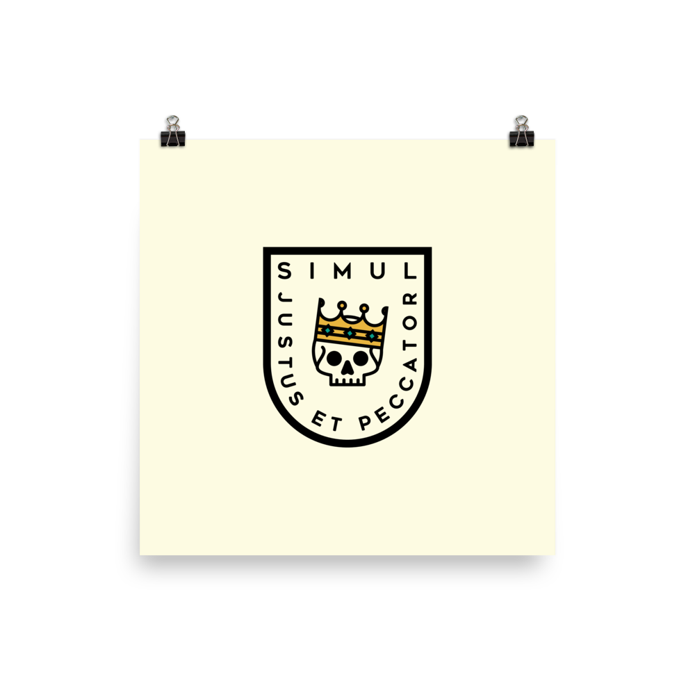 Simul Justus et Peccator Poster - 1689 Designs