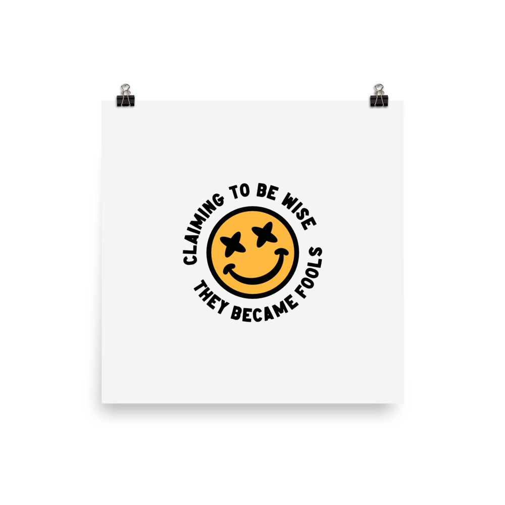 Fools Poster - 1689 Designs
