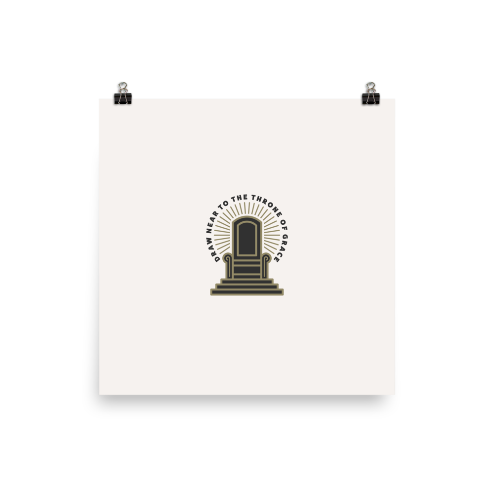 Throne of Grace Print - 1689 Designs