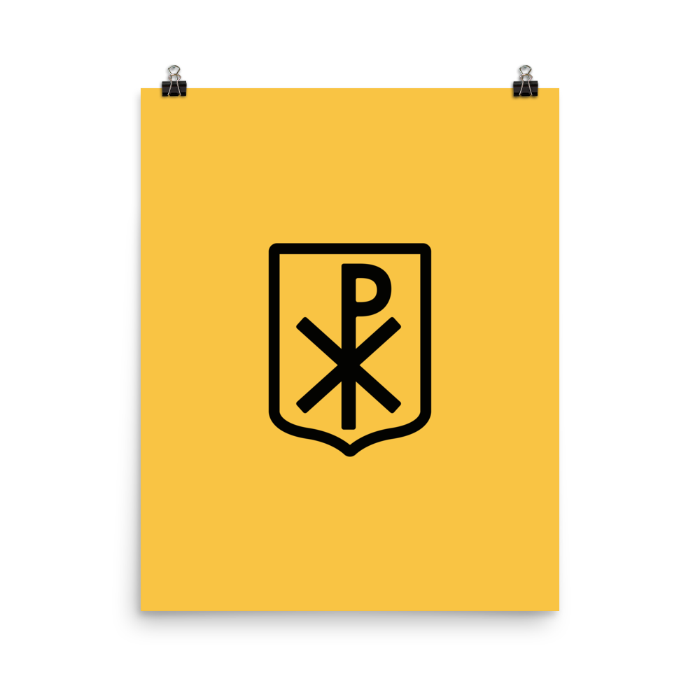 Chi Rho Poster - 1689 Designs
