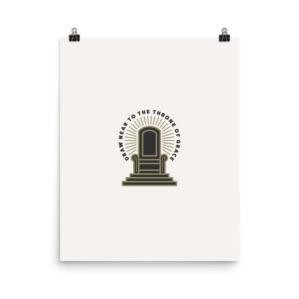Throne of Grace Print - 1689 Designs