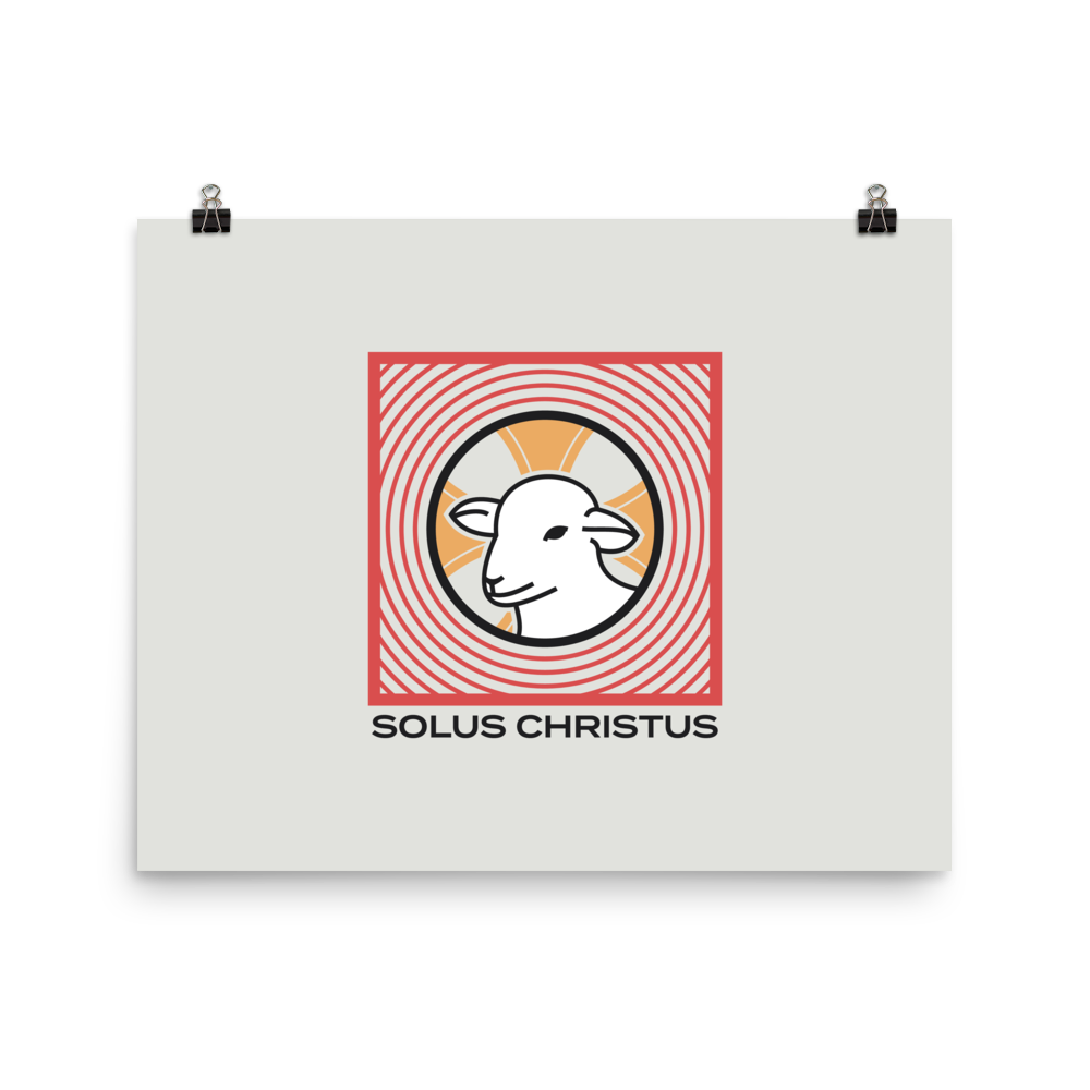 Solus Christus Poster - 1689 Designs