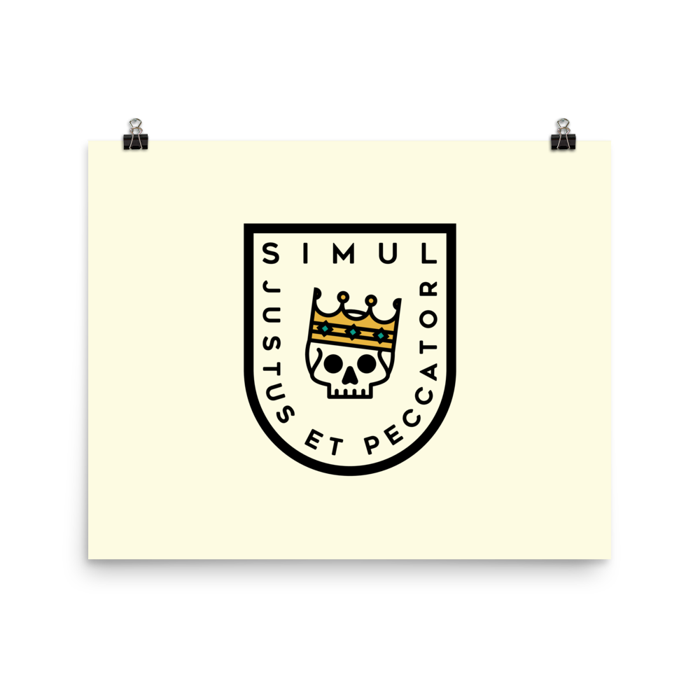 Simul Justus et Peccator Poster - 1689 Designs