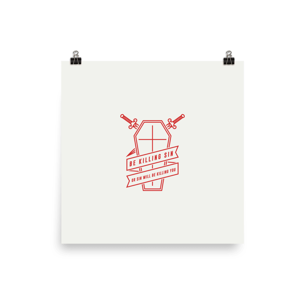 Be Killing Sin Poster - 1689 Designs