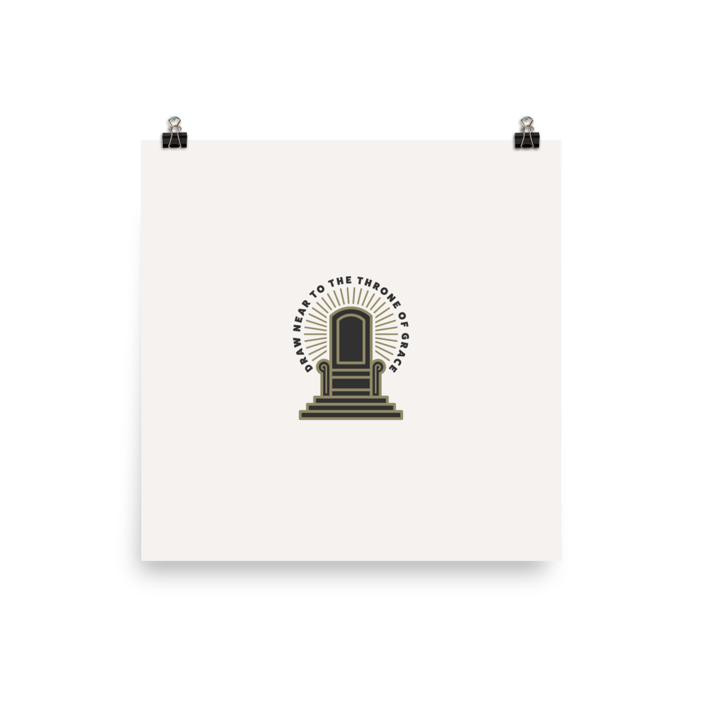 Throne of Grace Print - 1689 Designs