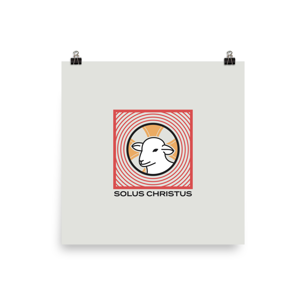 Solus Christus Poster - 1689 Designs