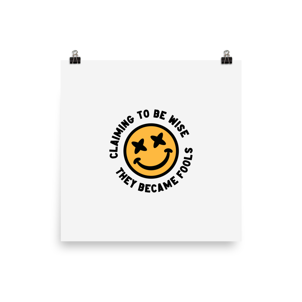 Fools Poster - 1689 Designs