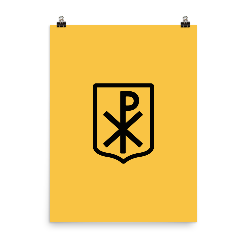Chi Rho Poster - 1689 Designs