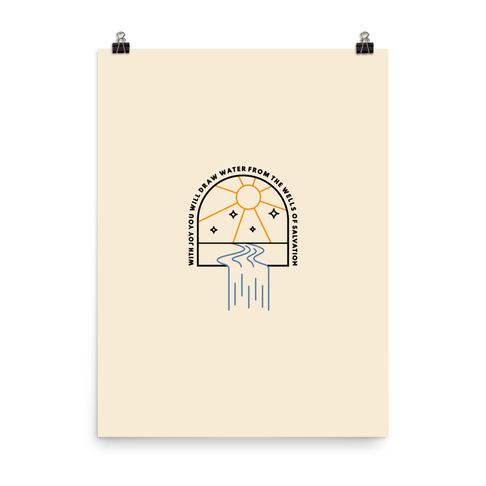 Wells of Salvation Poster - 1689 Designs