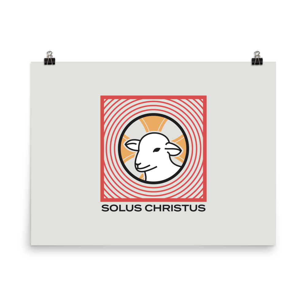 Solus Christus Poster - 1689 Designs