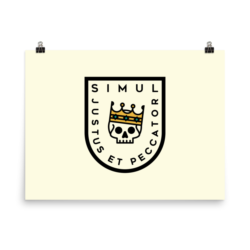 Simul Justus et Peccator Poster - 1689 Designs
