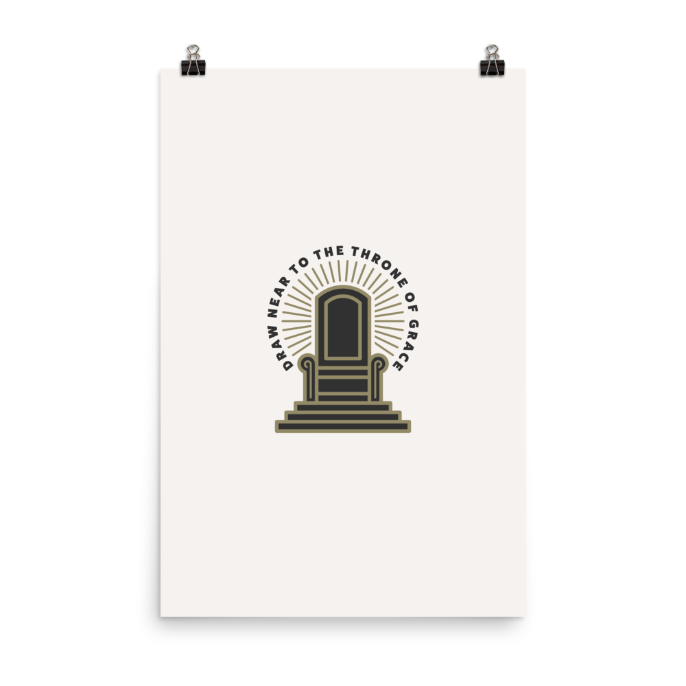 Throne of Grace Print - 1689 Designs