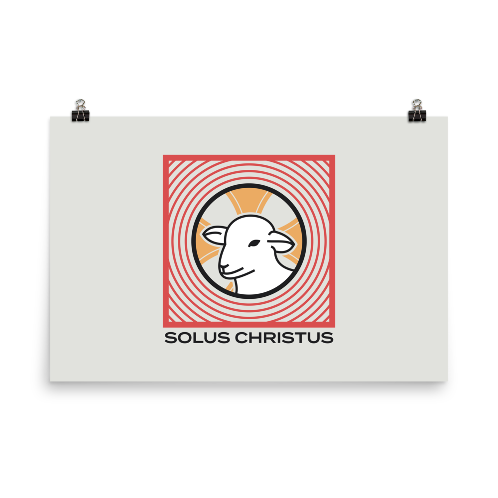 Solus Christus Poster - 1689 Designs