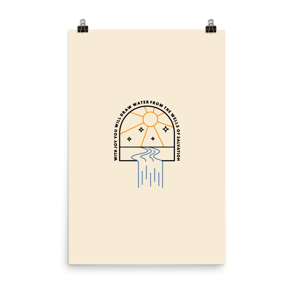 Wells of Salvation Poster - 1689 Designs