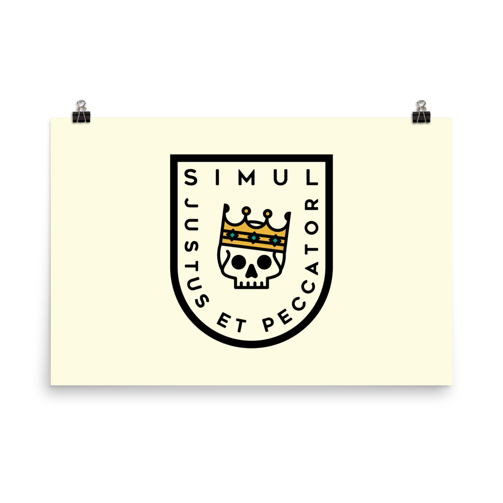 Simul Justus et Peccator Poster - 1689 Designs