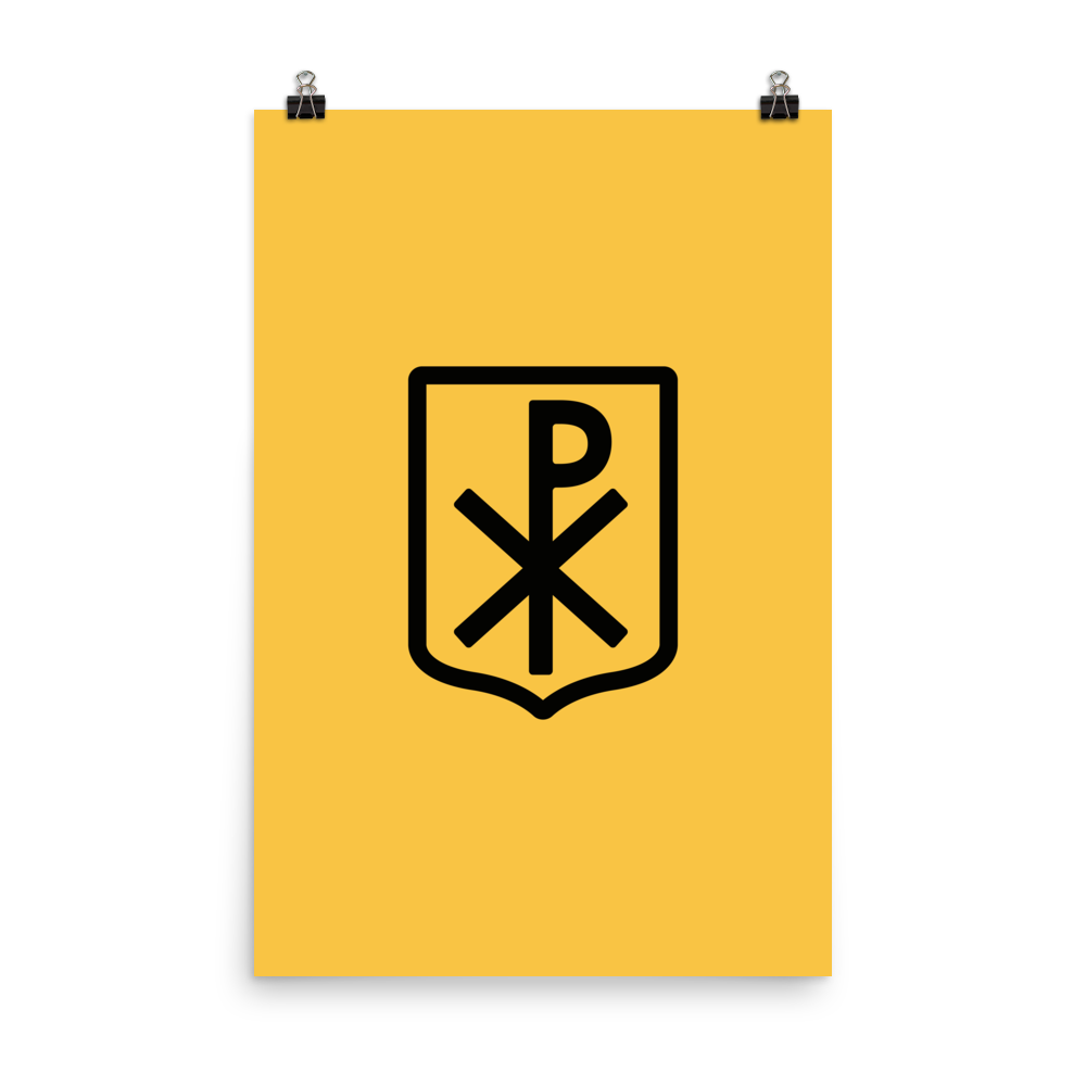 Chi Rho Poster - 1689 Designs