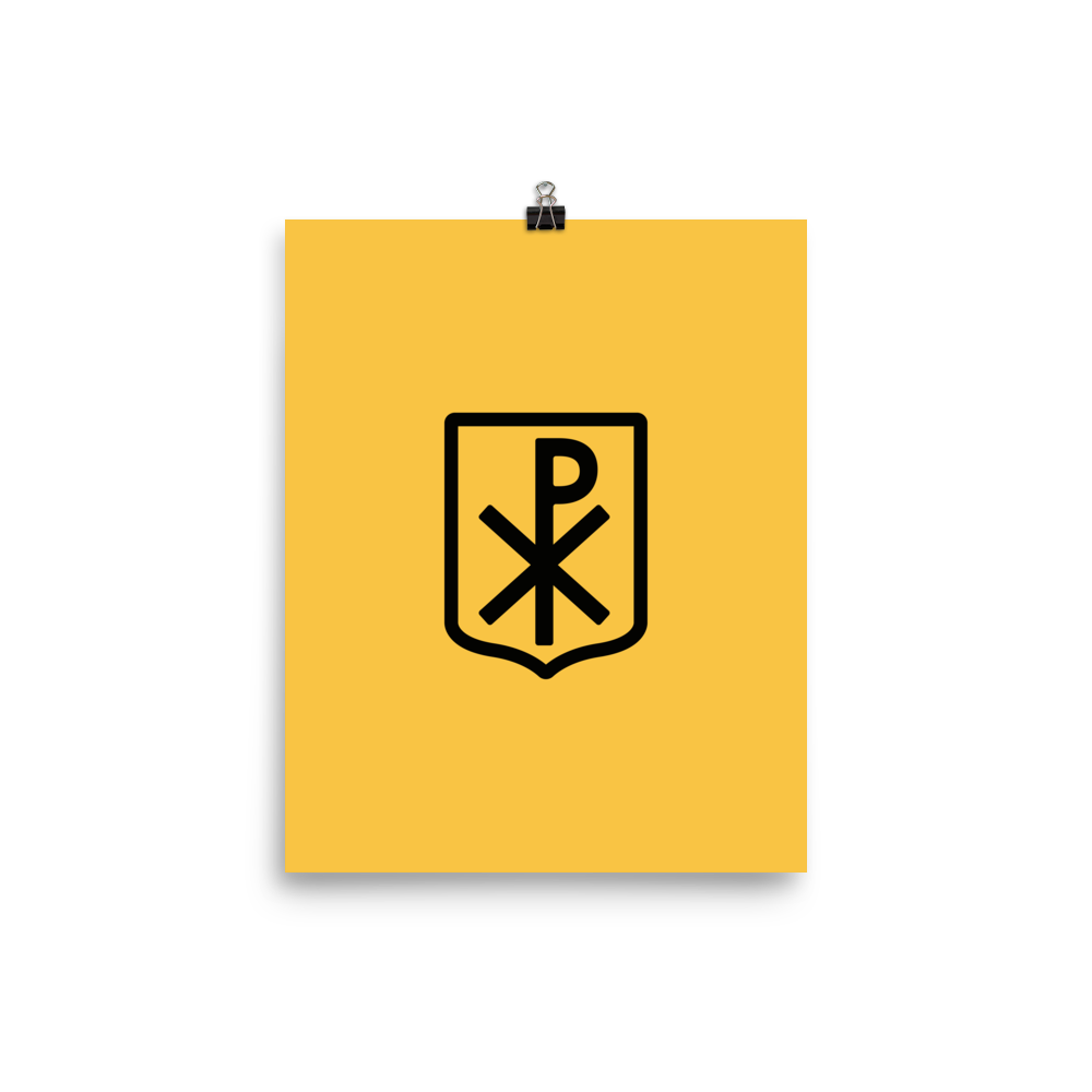 Chi Rho Poster - 1689 Designs