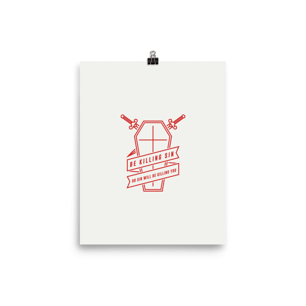 Be Killing Sin Poster - 1689 Designs