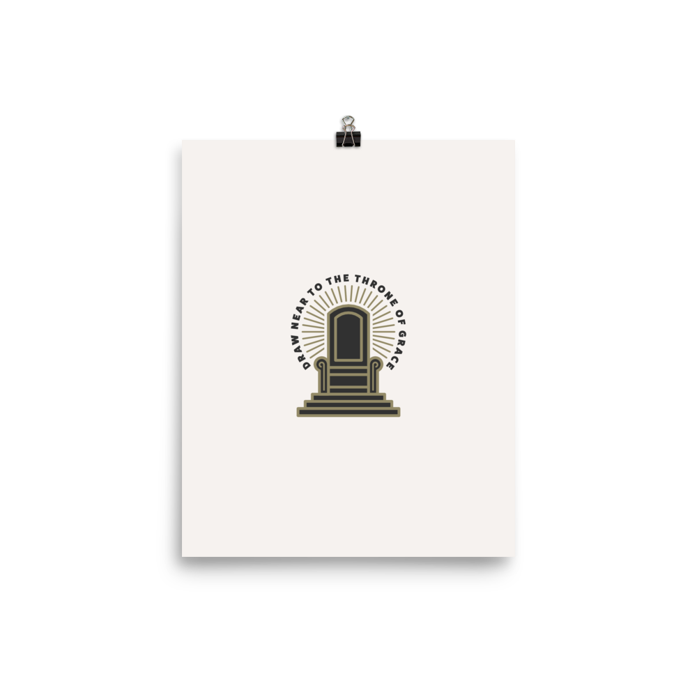 Throne of Grace Print - 1689 Designs