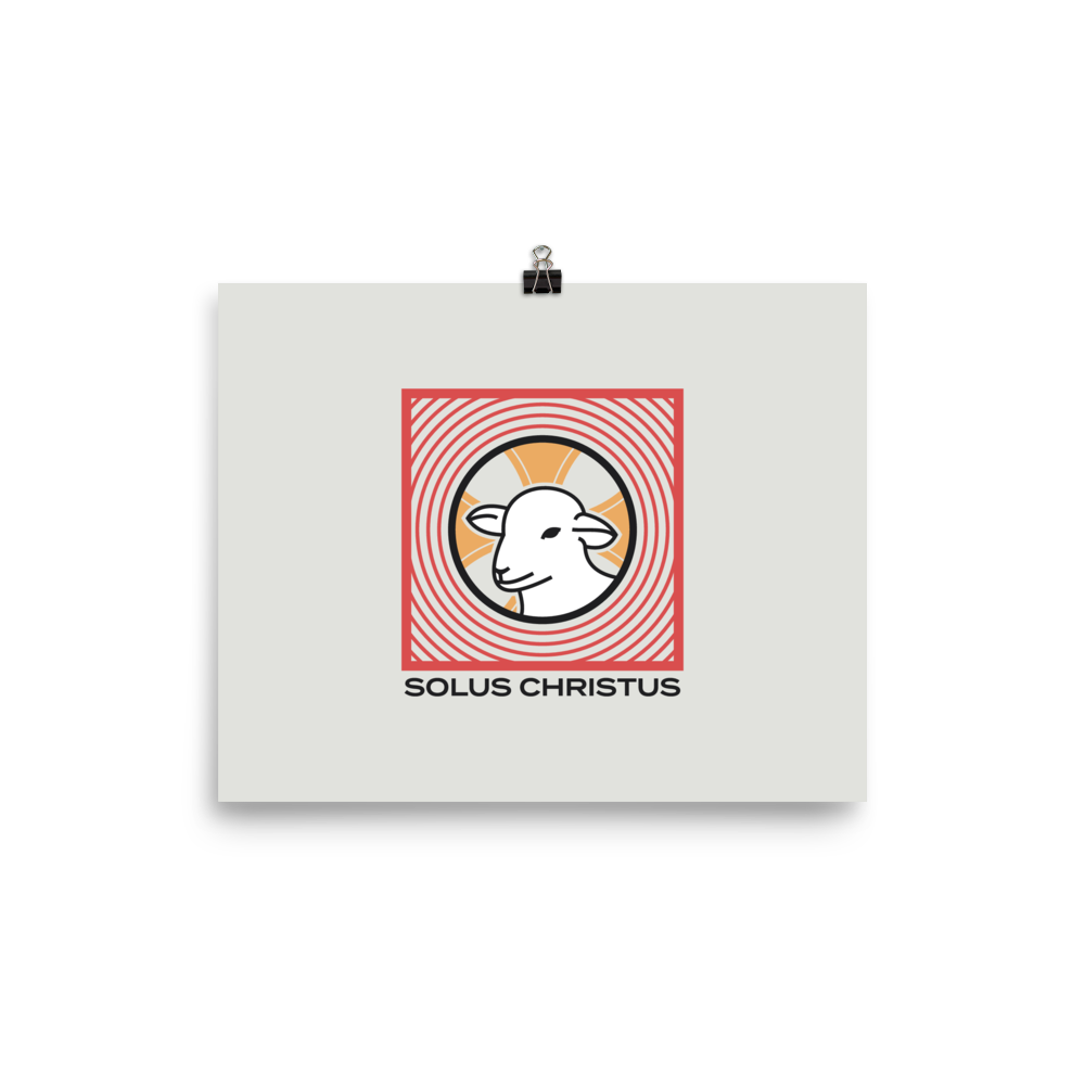 Solus Christus Poster - 1689 Designs