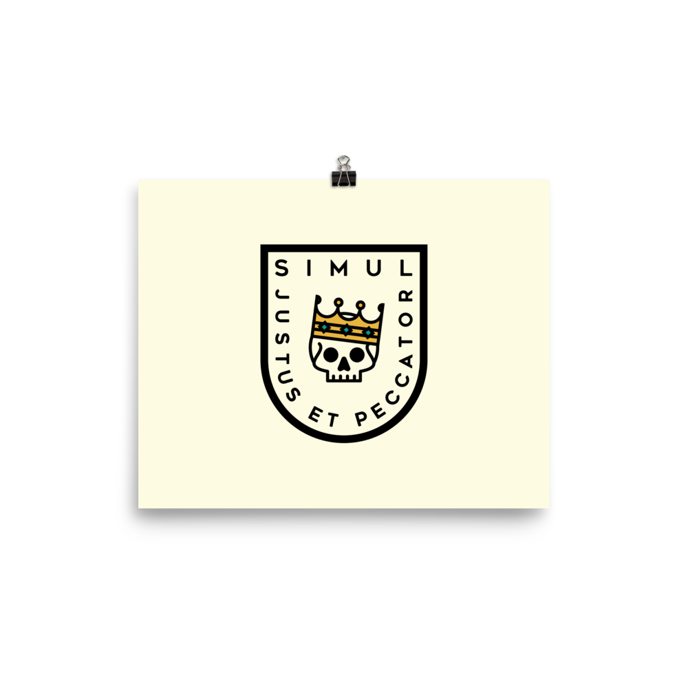 Simul Justus et Peccator Poster - 1689 Designs