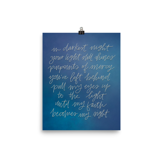 In Darkest Night Print