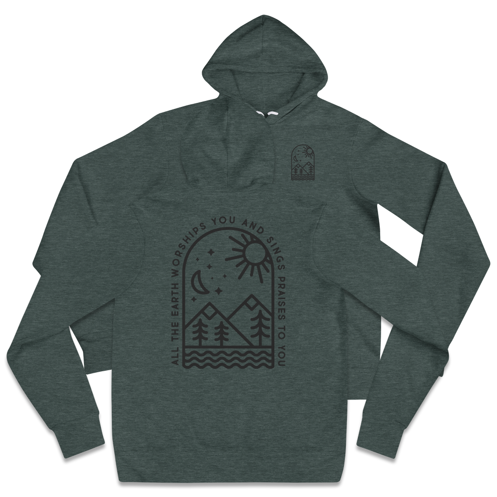 Psalm 66:4 Hoodie - 1689 Designs
