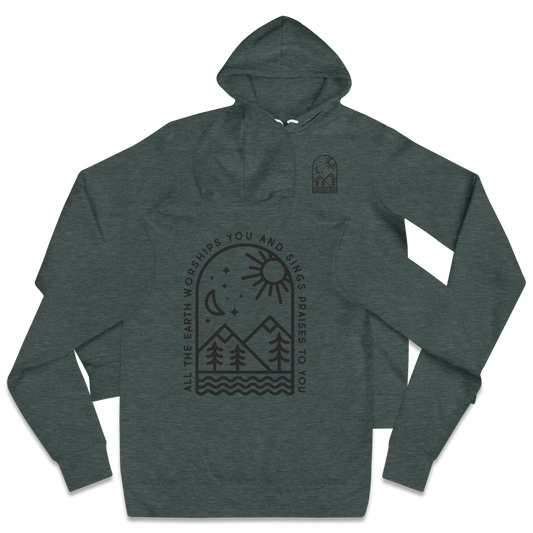 Psalm 66:4 Hoodie - 1689 Designs
