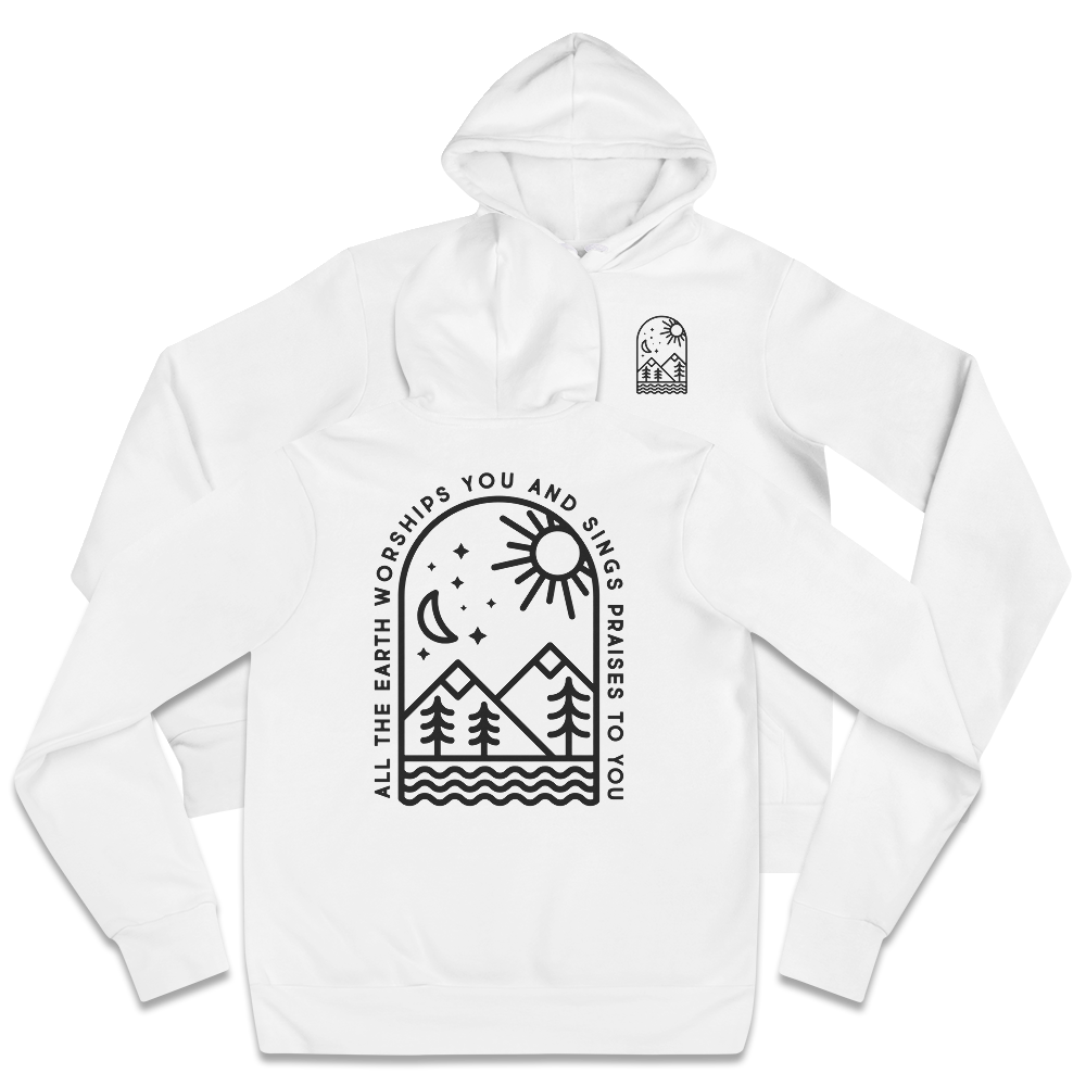 Psalm 66:4 Hoodie - 1689 Designs
