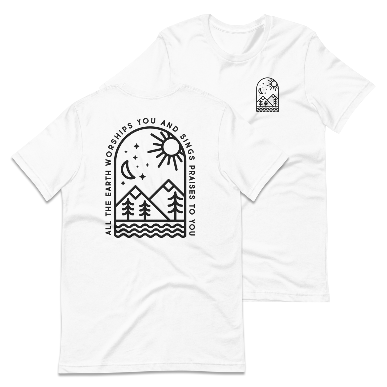 Psalm 66:4⁠ T-Shirt - 1689 Designs