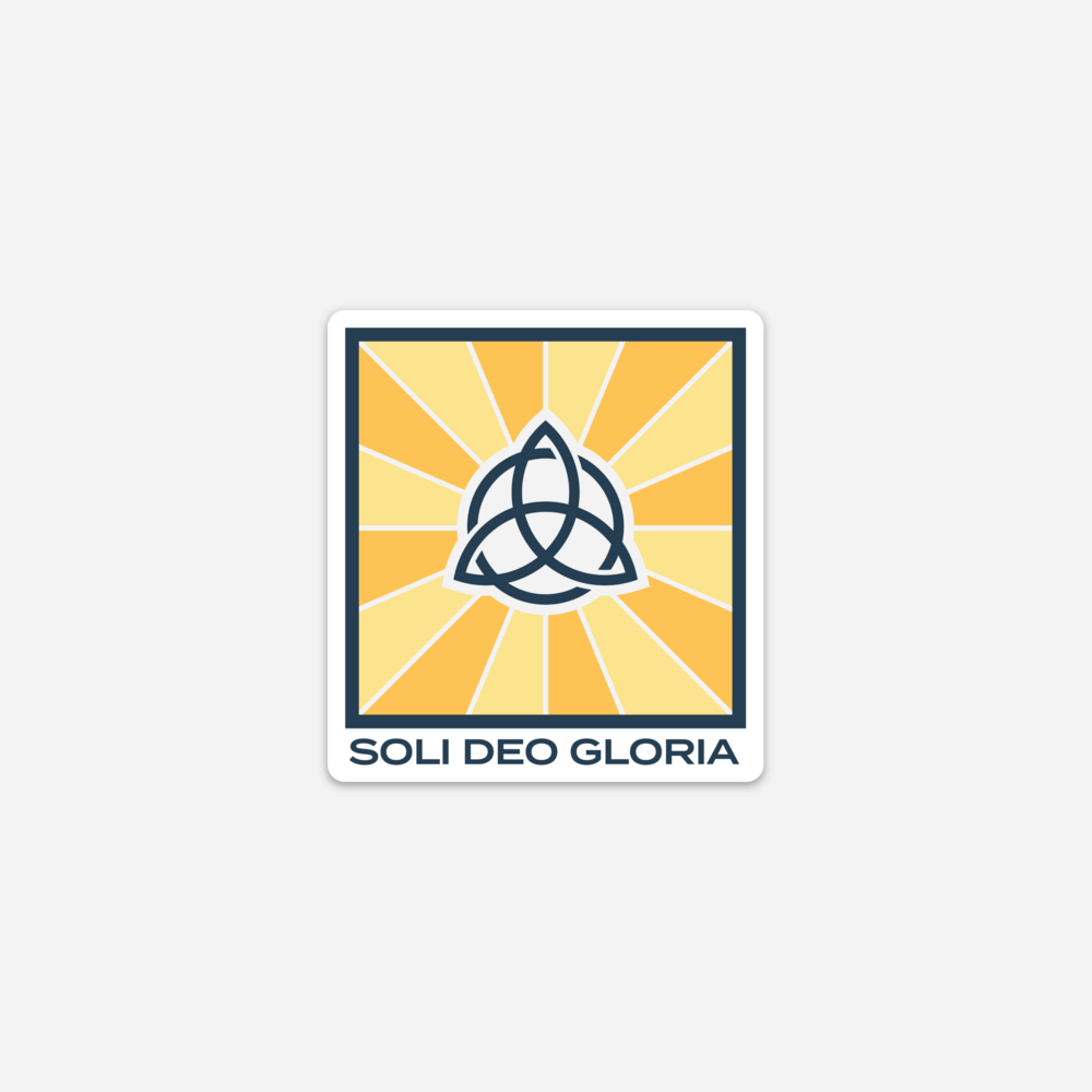 Soli Deo Gloria Sticker